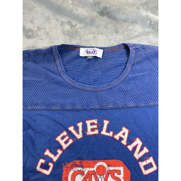 Cleveland Cavaliers Womens shirt small Blue hardwood classics Touch by Alyssa Mi - Picture 10 of 12